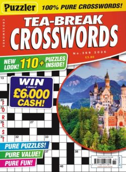 Puzzler Tea-Break Crosswords – Issue 369 2026