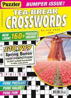 Puzzler Tea-Break Crosswords – Issue 370 2026