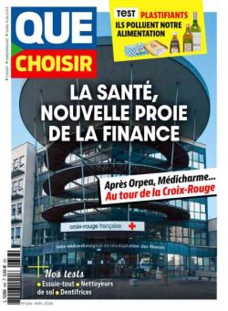 Que Choisir – Avril 2026