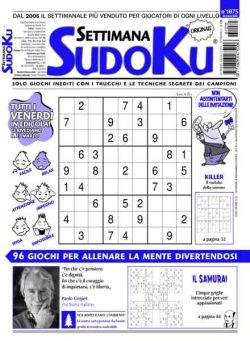 Settimana Sudoku – 20 Marzo 2026