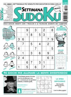 Settimana Sudoku – 27 Febbraio 2026