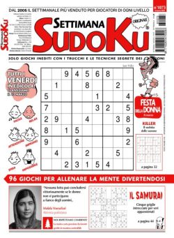 Settimana Sudoku – 6 Marzo 2026