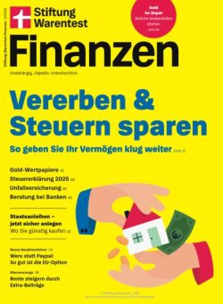 Stiftung Warentest Finanzen – Marz 2026