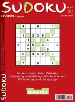 Sudoku Logisch Spezial – Nr 121 2026