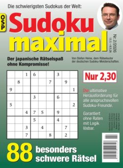 Sudoku Maximal – Nr 2 2026
