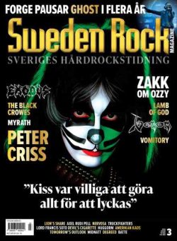 Sweden Rock Magazine – Mars 2026