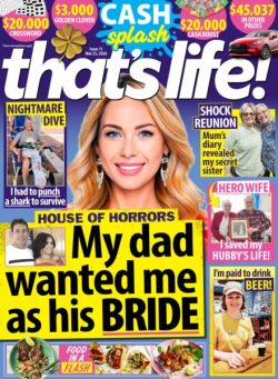 that’s life! Australia – 15 March 2026