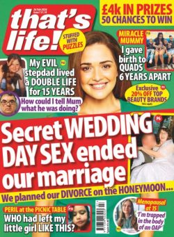 that’s life! UK – 19 February 2026