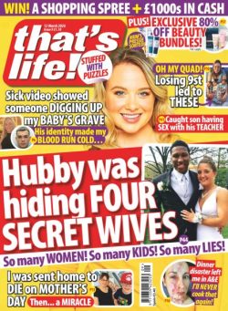 that’s life! UK – 5 March 2026