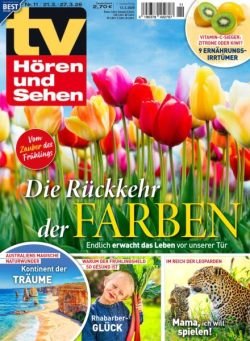 TV HOren und Sehen – 13 Marz 2026