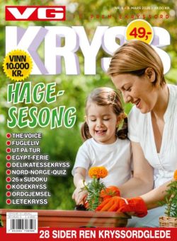 VG Kryssord – 9 Mars 2026