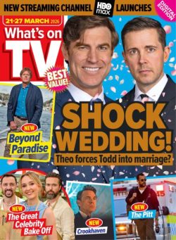 What’s on TV – 21 March 2026