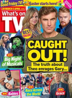 What’s on TV – 28 March 2026
