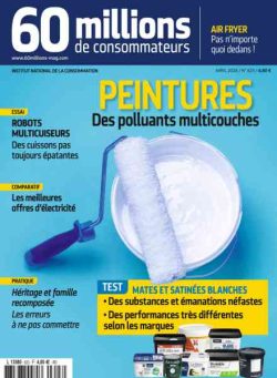 60 Millions de Consommateurs – Avril 2026