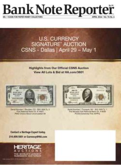 Bank Note Reporter – April 2026