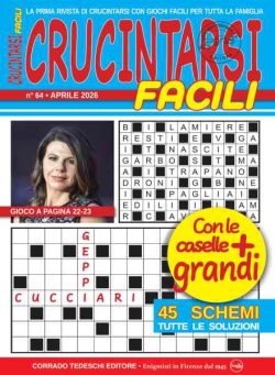 Crucintarsi Facili – Aprile 2026