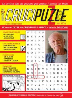 Crucipuzzle – Maggio 2026