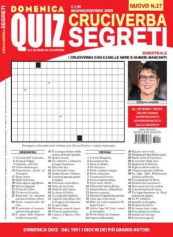 Cruciverba Segreti – Maggio-Giugno 2026