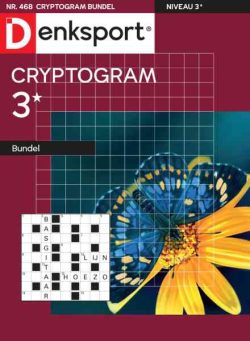Denksport Cryptogrammen 3 bundel – 22 April 2026
