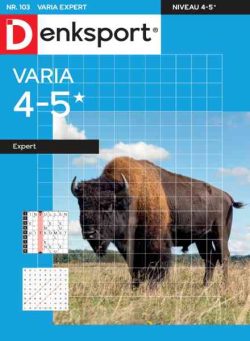 Denksport Varia expert 4-5 – 22 April 2026