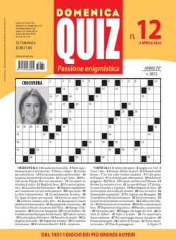 Domenica Quiz – 2 Aprile 2026