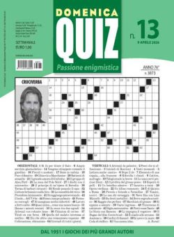 Domenica Quiz – 9 Aprile 2026