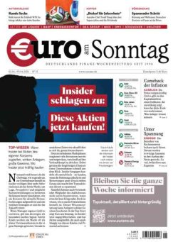 Euro am Sonntag – 2 April 2026