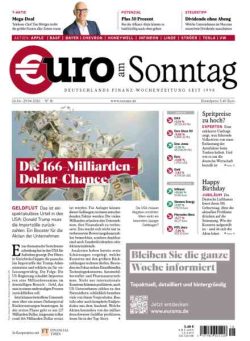 Euro am Sonntag – 24 April 2026