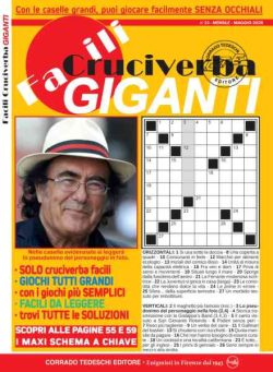 Facili Cruciverba – Maggio 2026