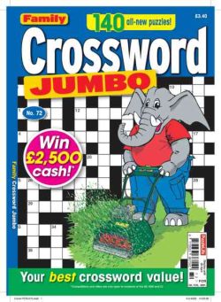 Family Crossword Jumbo – April 2026