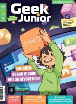 Geek Junior – Avril 2026