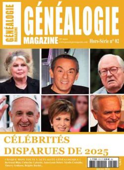 Genealogie – Hors-Serie – Janvier 2026