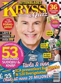 Kryss & Quiz – 13 April 2026