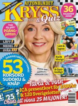 Kryss & Quiz – 6 April 2026