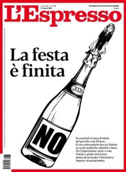 L’Espresso – 27 Marzo 2026