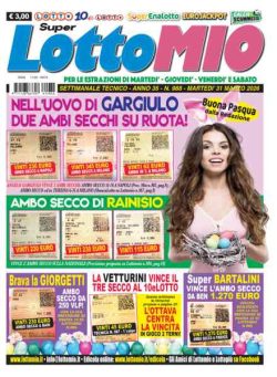 Lottomio del Giovedi – 31 Marzo 2026