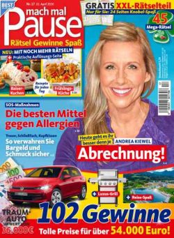 Mach mal Pause – 22 April 2026