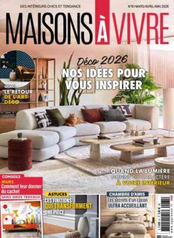 Maisons a Vivre – Mars-Mai 2026