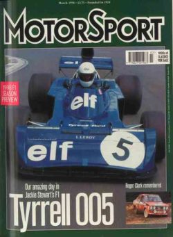 Motor Sport Magazine – March 1998