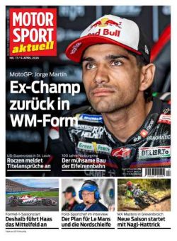 Motorsport aktuell – 8 April 2026