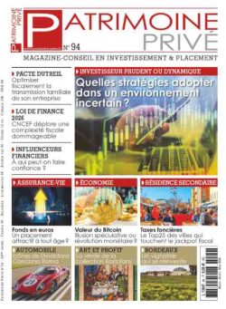 Patrimoine Prive – Mars-Mai 2026