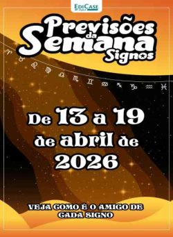 Previsoes da Semana – 13 Abril 2026