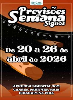 Previsoes da Semana – 20 Abril 2026
