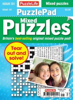 PuzzleLife PuzzlePad Puzzles – Issue 121 2026
