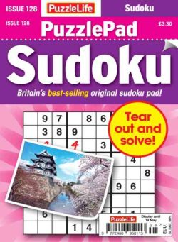 PuzzleLife PuzzlePad Sudoku – April 2026
