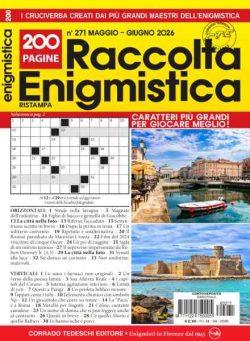 Raccolta Enigmistica – Maggio-Giugno 2026