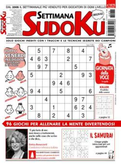 Settimana Sudoku – 10 Aprile 2026
