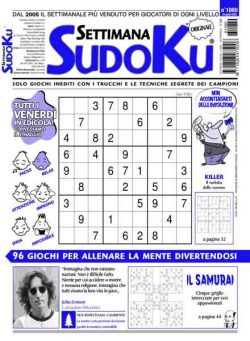 Settimana Sudoku – 24 Aprile 2026