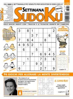 Settimana Sudoku – 27 Marzo 2026