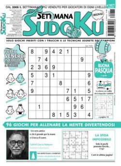 Settimana Sudoku – 3 Aprile 2026